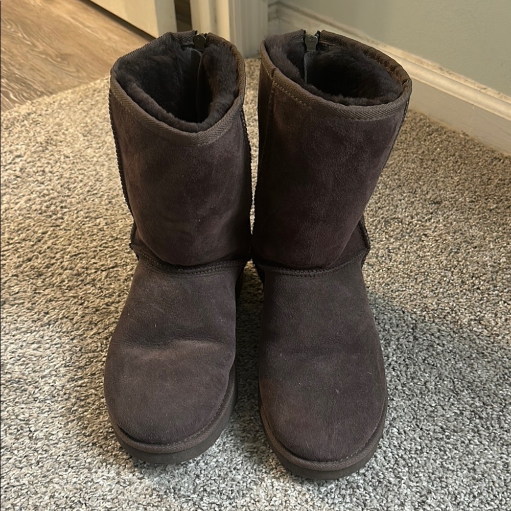 Cozy Brown Suede Boots